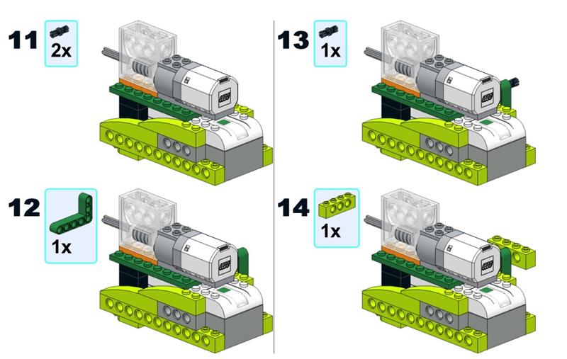 乐高wedo2.0图纸-叉车搭建图