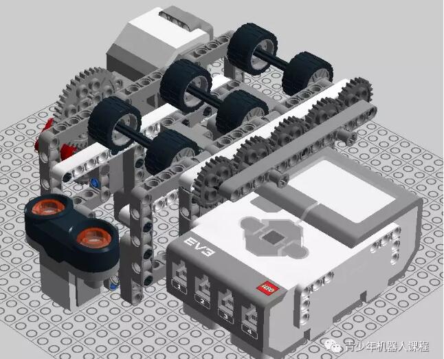 ev3检票机搭建图 兼容ev6