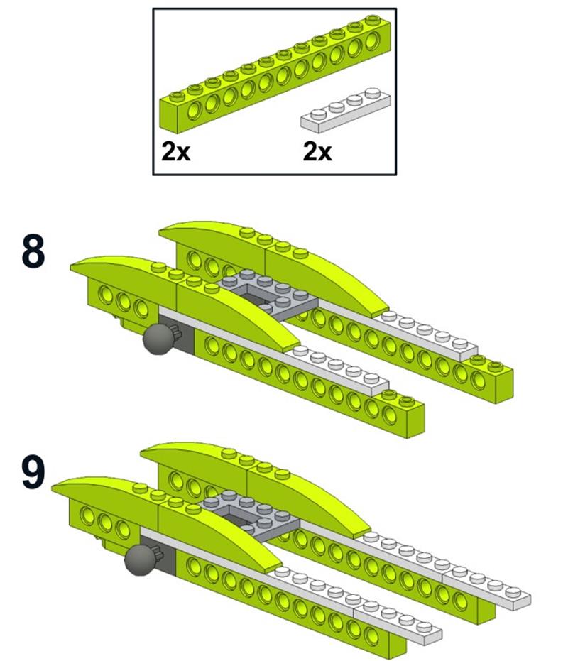 乐高wedo2.0图纸-轮式起重机搭建图